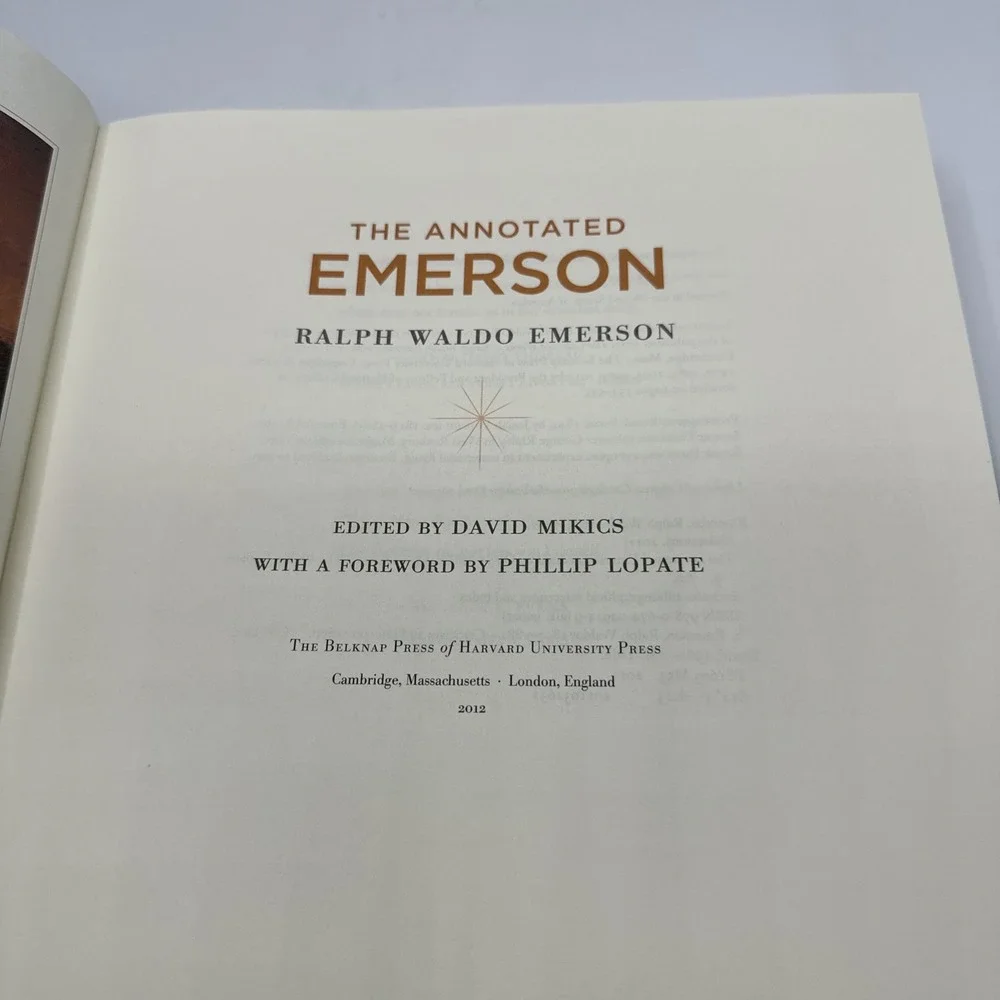 Annotated‎ Emerson by Ralph Waldo. Emerson (2012, Hardcover)